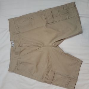 Blu Rock men's khaki cargo shorts sz 36
